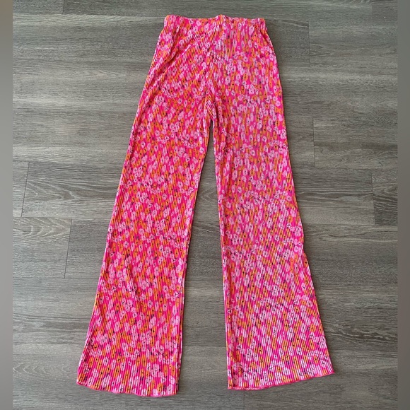 Lulu Plisse Pant Hot Pink - Petal and Pup - Picture 12 of 16